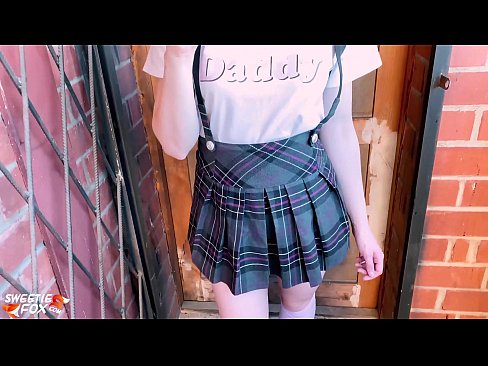 ❤️ Schoolgirl Sucks her dick deeply and fucks instead of classes. ☑ Porno at us ❌❤